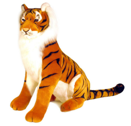 Large Sitting Bengal Tiger Soft Toy (60cm)